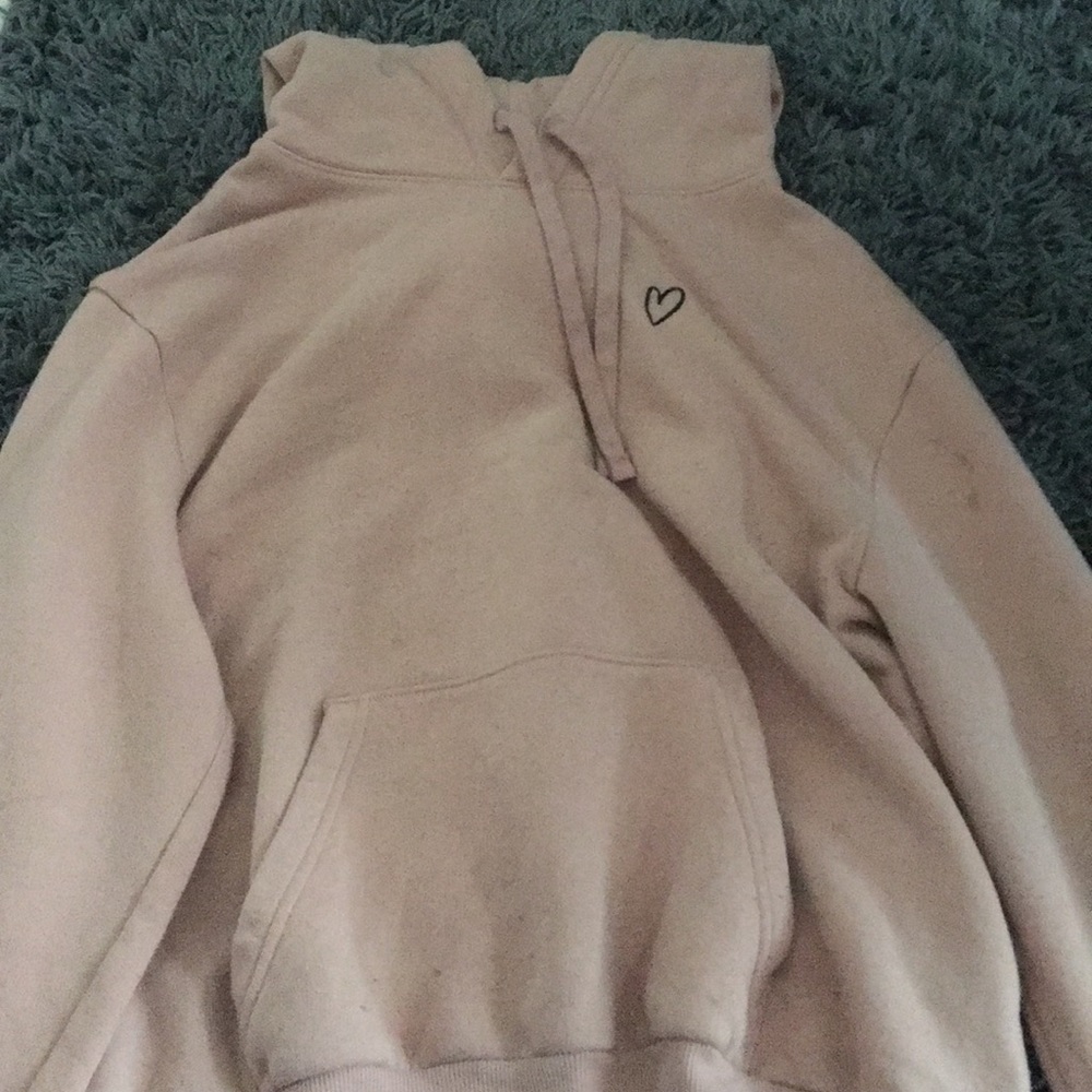 Pink Hoodie With Heart